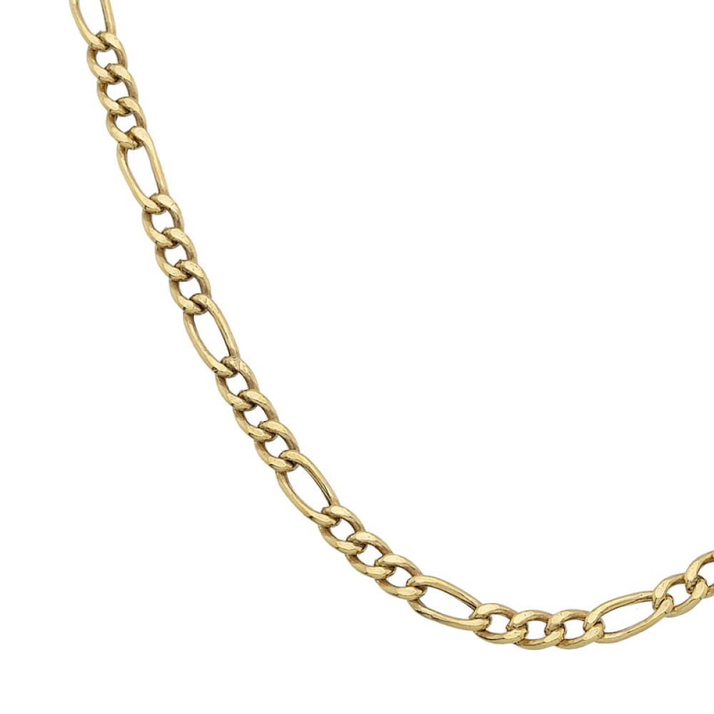 Sterling silver 925°. Figaro chain necklace