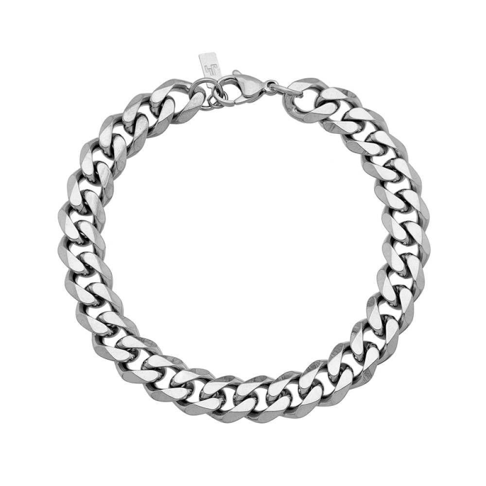 Black Stainless Steel Thick Chain Bracelet for Men, Men's Fashion, Watches  & Accessories, Jewelry on Carousell