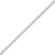 Sterling silver 925°. Tennis bracelet with CZ