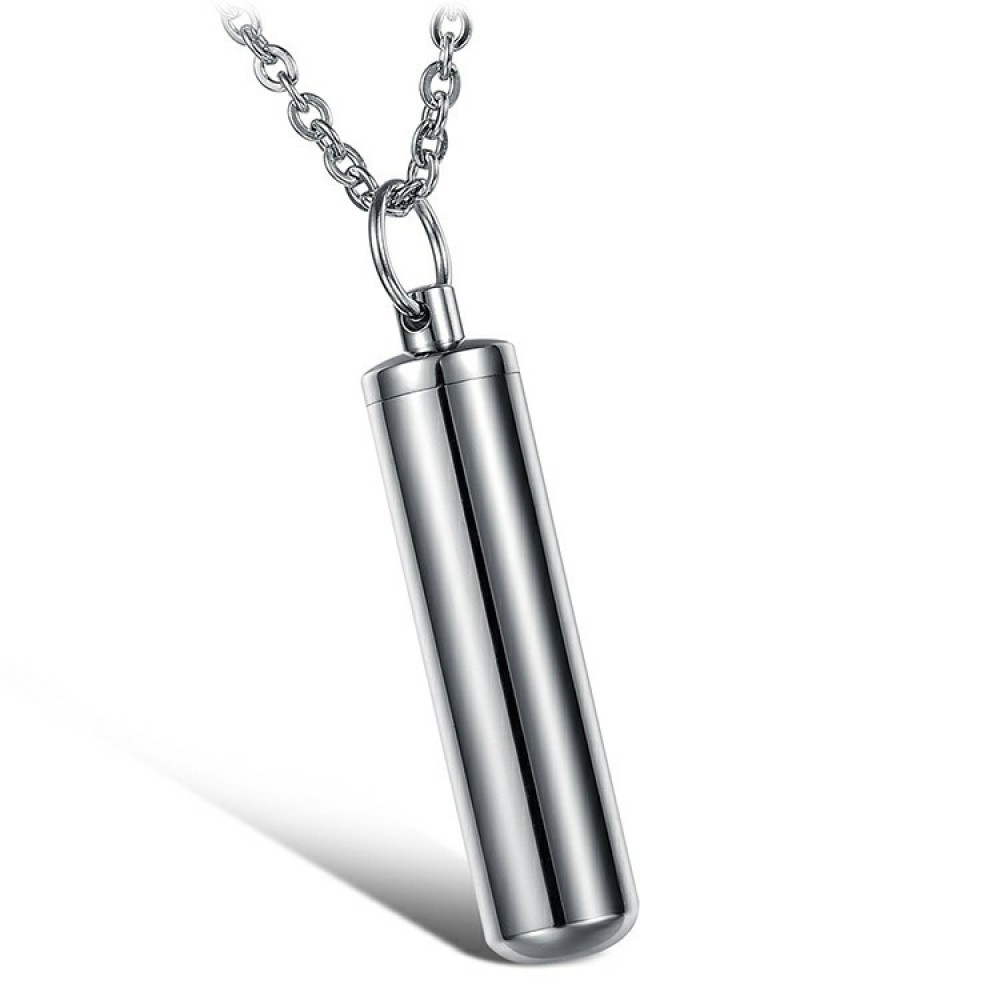 Stainless Steel. Pill box necklace