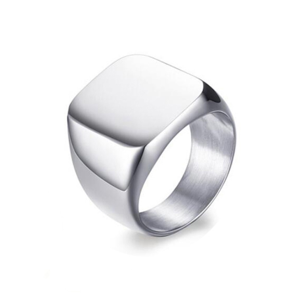 Stainless Steel. Square ring