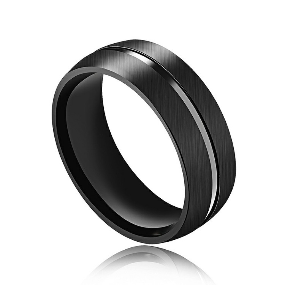Δαχτυλίδι J4 από Stainless steel black ip