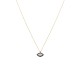 Gold 9ct. Mati with CZ pendant necklace