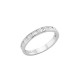 Sterling silver 925°. Baguette CZ band