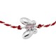 Sterling silver 925°. Martaki butterfly with pink CZ