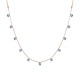 Sterling silver 925°. Chain with stars CZ