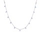 Sterling silver 925°. Chain with round CZ
