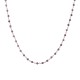 Sterling silver 925°. Rosary style necklace