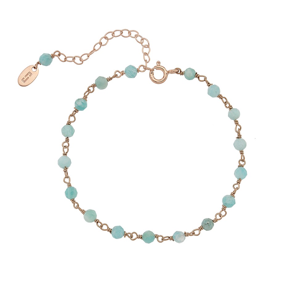 Sterling silver 925°. Rosary style bracelet