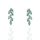 Sterling silver 925°. Earrings with marquise CZ