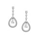 Sterling silver 925°. Victorian style drop earrings