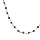 Sterling silver 925°. Rosary station necklace