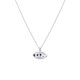 Sterling silver 925°. Mati pendant with CZ