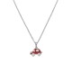 Sterling silver 925°. Little red car pendant