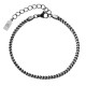 Stainless Steel. Curved chain bracelet