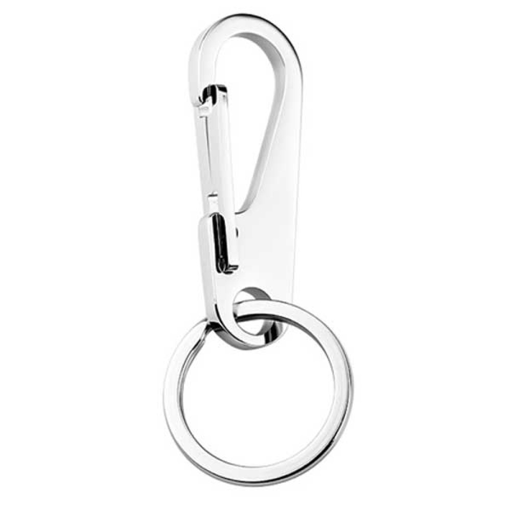 Stainless Steel. Mens  leather keyring