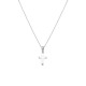 White gold 9ct. Cross on chain