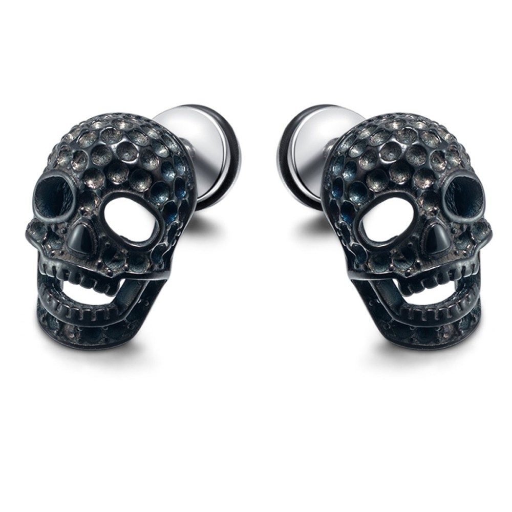 Stainless Steel. Skull earrings