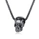Stainless Steel. Skull on chain necklace