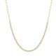 Sterling silver 925°. Riviera and chain necklace
