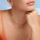 Sterling silver 925°. Riviera and chain necklace