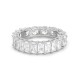 Sterling silver 925°. Eternity ring with CZ