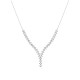 Gold 14ct. Y-necklace with CZ