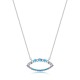 Sterling silver 925°. Mati pendant with CZ