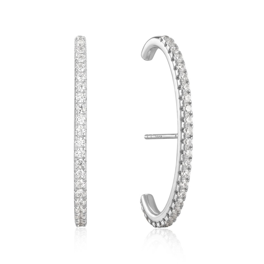 Sterling silver 925. Earrcuffs with CZ