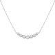 Gold 14ct. Bar necklace with CZ