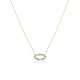 Gold 14ct. Chain necklace with mati