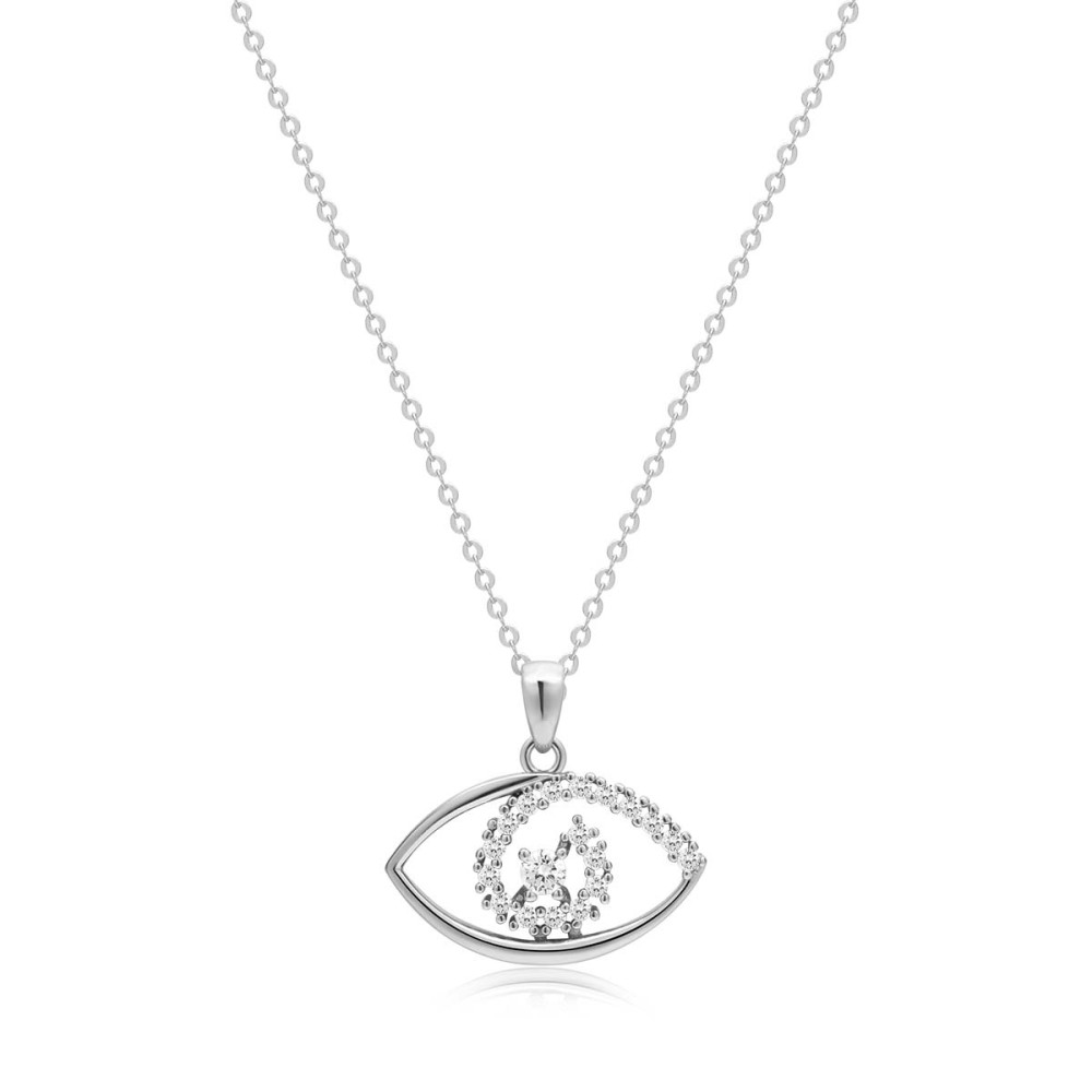 Sterling silver 925°. Mati on chain necklace