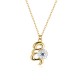 Sterling silver 925°. Lucky 24 mati pendant on chain