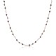 Sterling silver 925°. Rosary style chain necklace