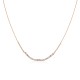 Sterling silver 925°. Riviera style necklace with CZ