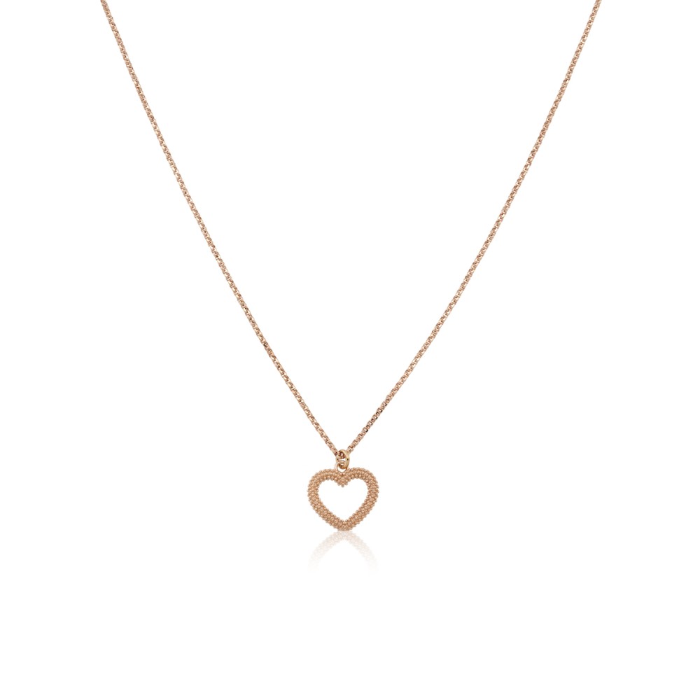 Sterling silver 925°. Cute heart pendant