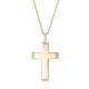 Sterling silver 925°. Cross with CZ