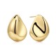 Stainless Steel. Pear shaped studs