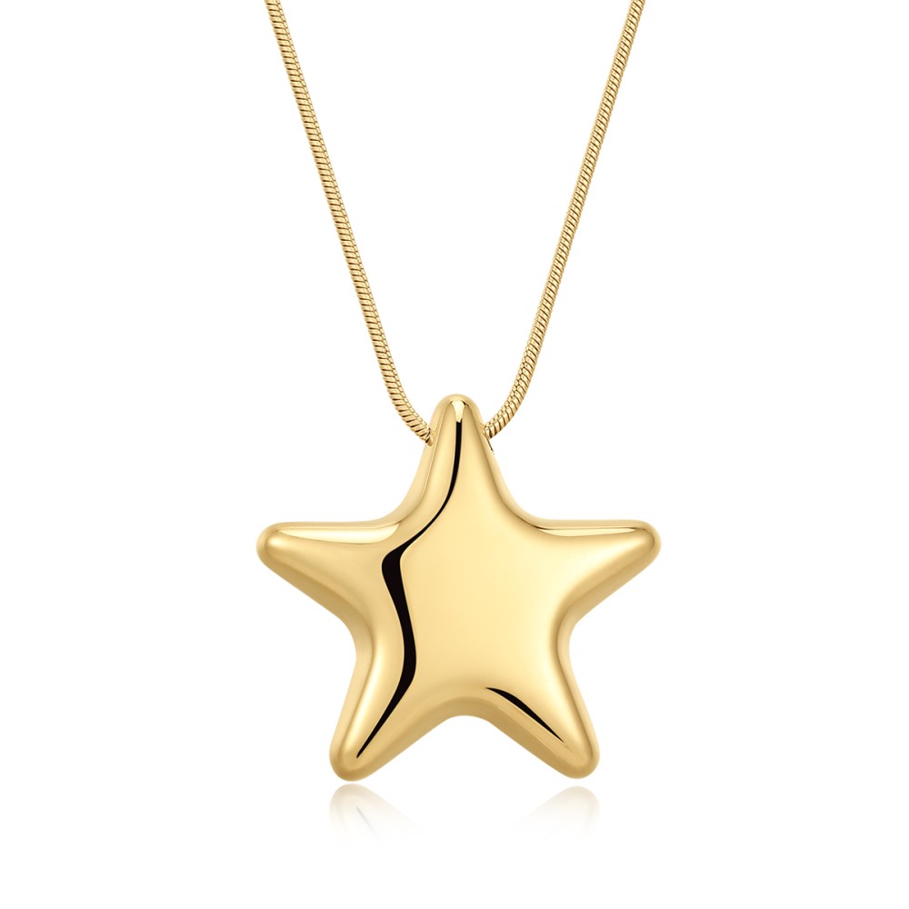 Stainless Steel. Star pendant necklace
